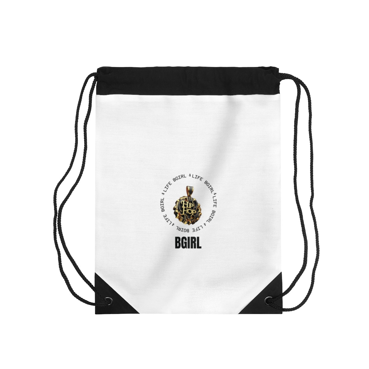 Drawstring Bag - Bgirl Break Dance Hip Hop Carry Bag