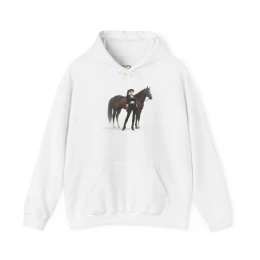 Personalized Horse Lover Hoodie, Custom Name Sweatshirt, Equestrian Gift, Cozy Fashion for Riders, Unique Animal Apparel