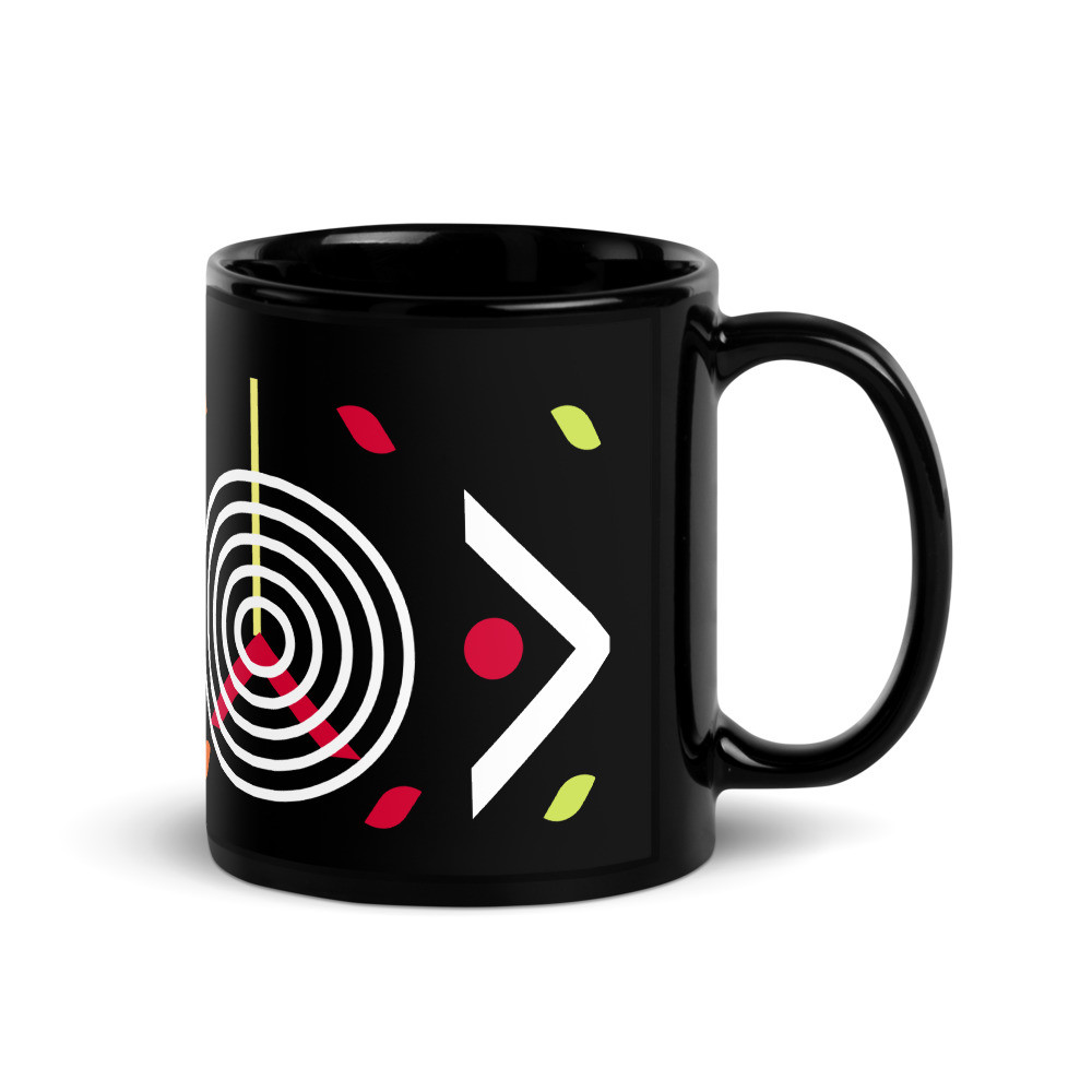 Black Glossy Mug