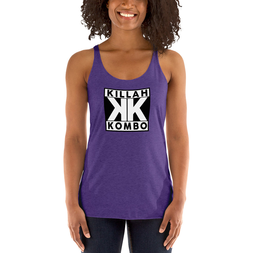 Women's Parental Advisory Style Logo Racerback Tank Top