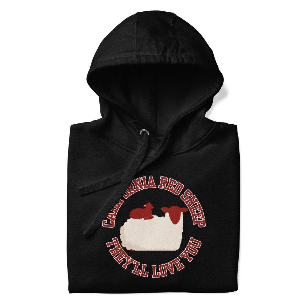 California Red Sheep They'll Love You Unisex Hoodie