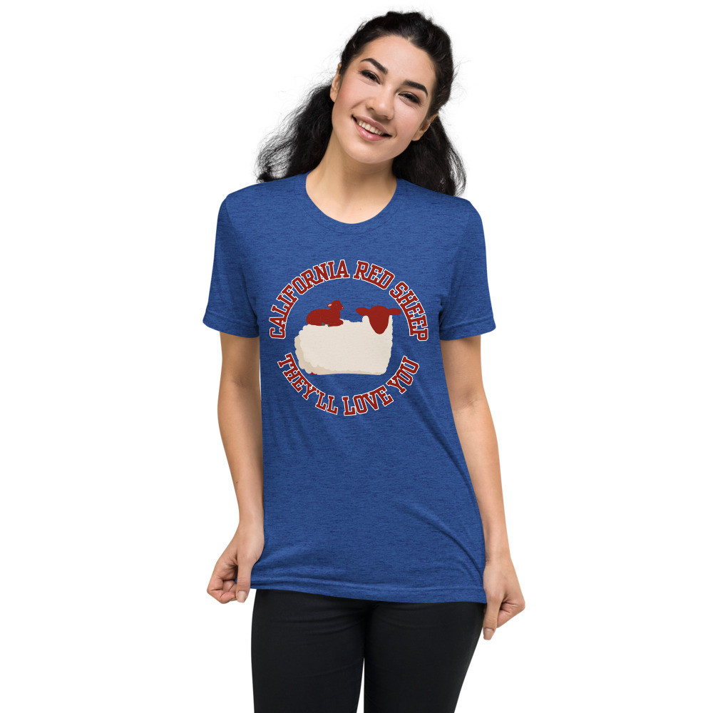 California Red Sheep They'll Love You Short sleeve t-shirt