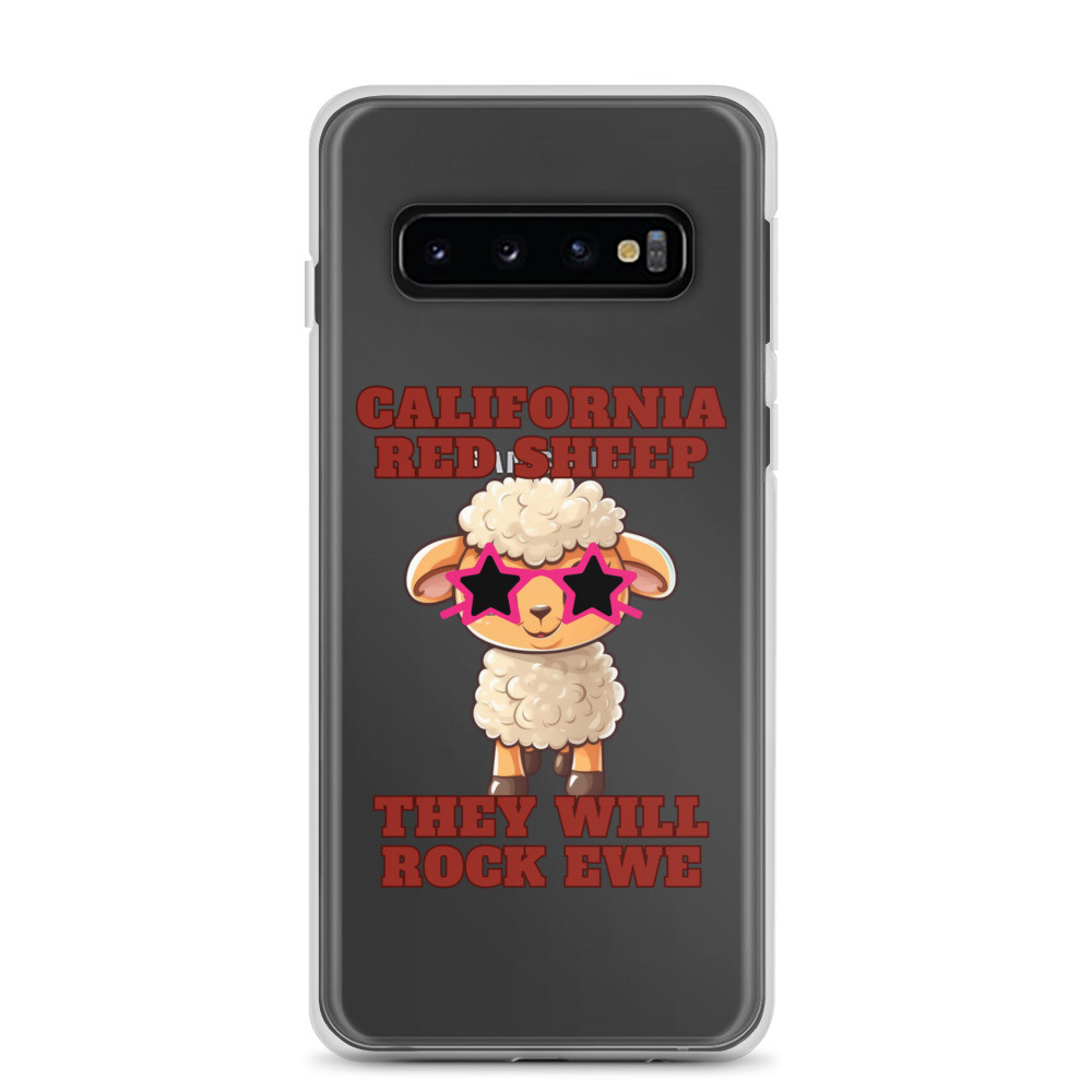 California Red Sheep They Will Rock Ewe Clear Case for Samsung®