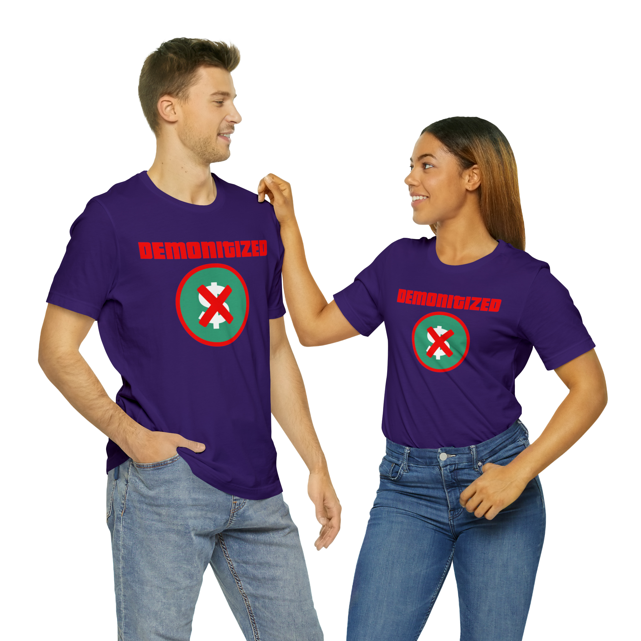 Demonitized! (Unisex Jersey Short Sleeve Tee)