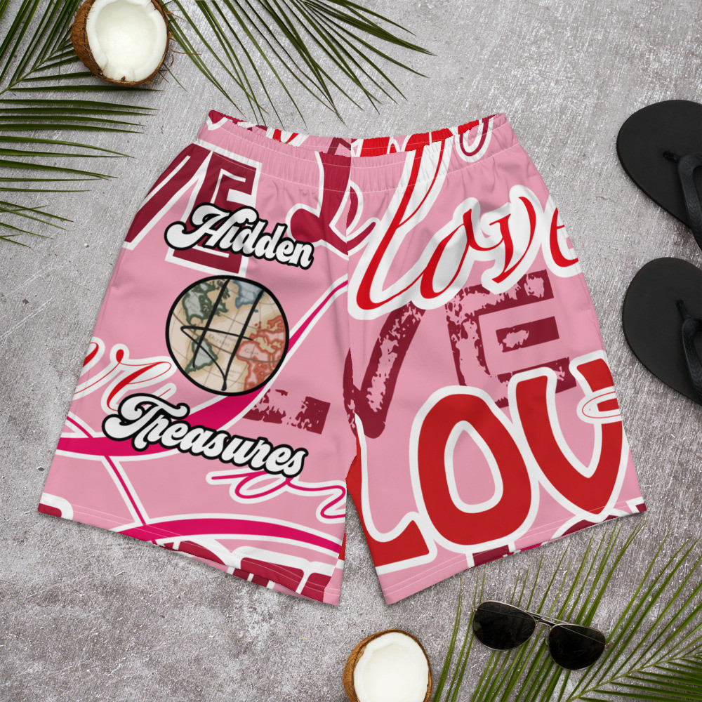 Hidden Treasures Athletic Shorts (Love Overload)
