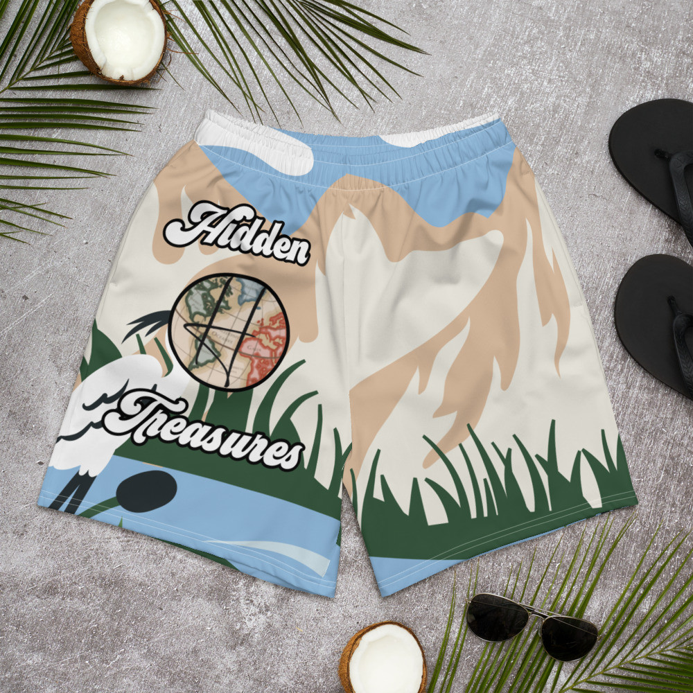 Hidden Treasures Athletic Shorts (Hippie Island)