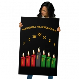 Matunda Ya Kwanzaa Metal Print