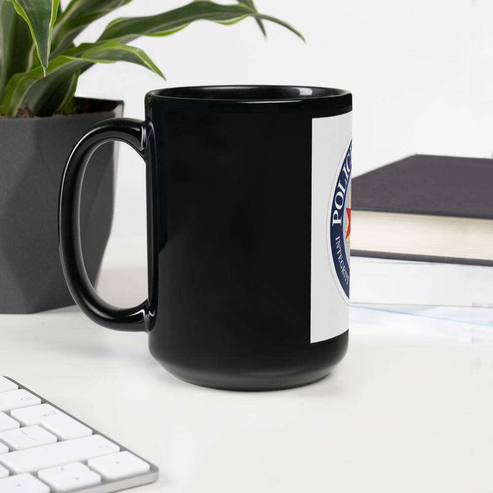 Police Academy Black Glossy Mug