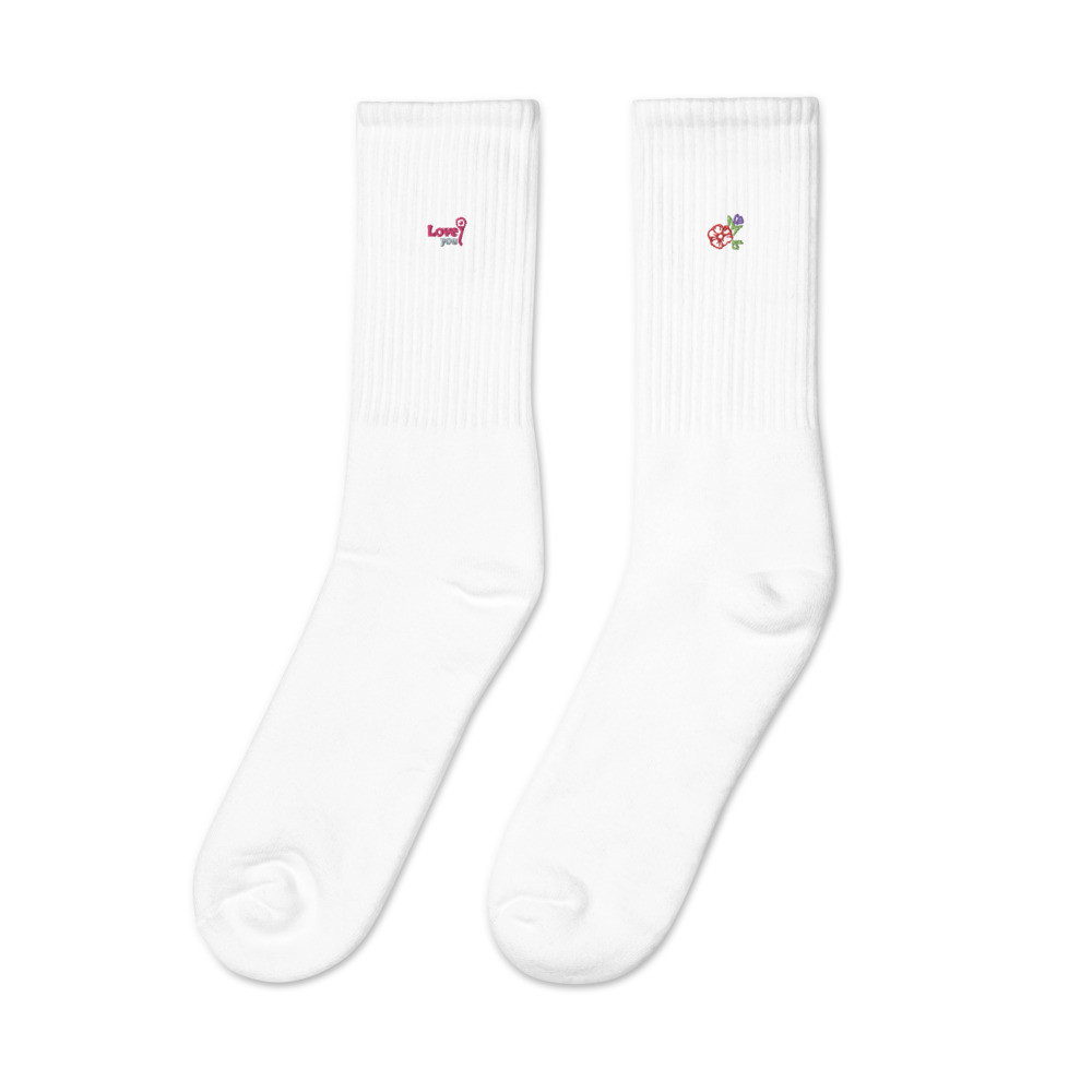 Embroidered socks