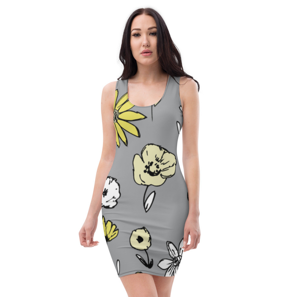 Floral Bodycon Dress