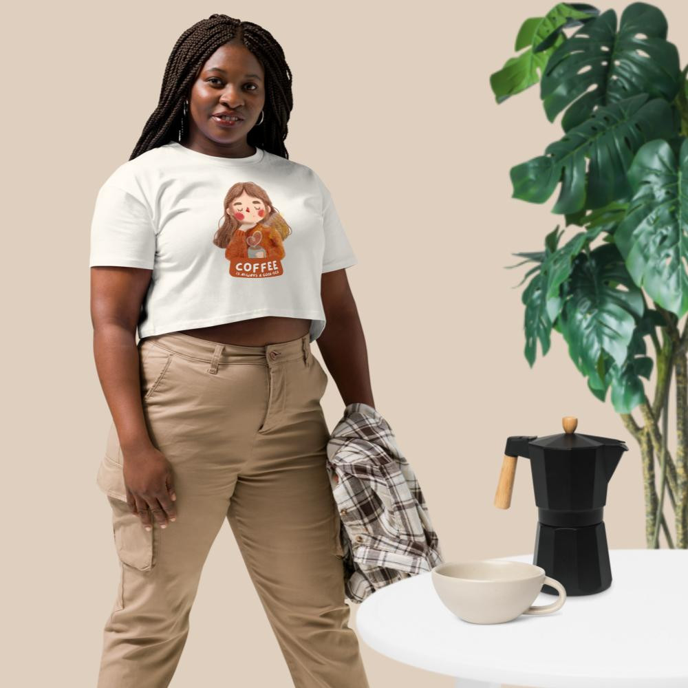 COFFEE LOVER CROP TOP