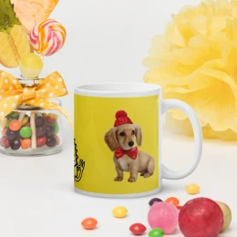 lovely puppy mug