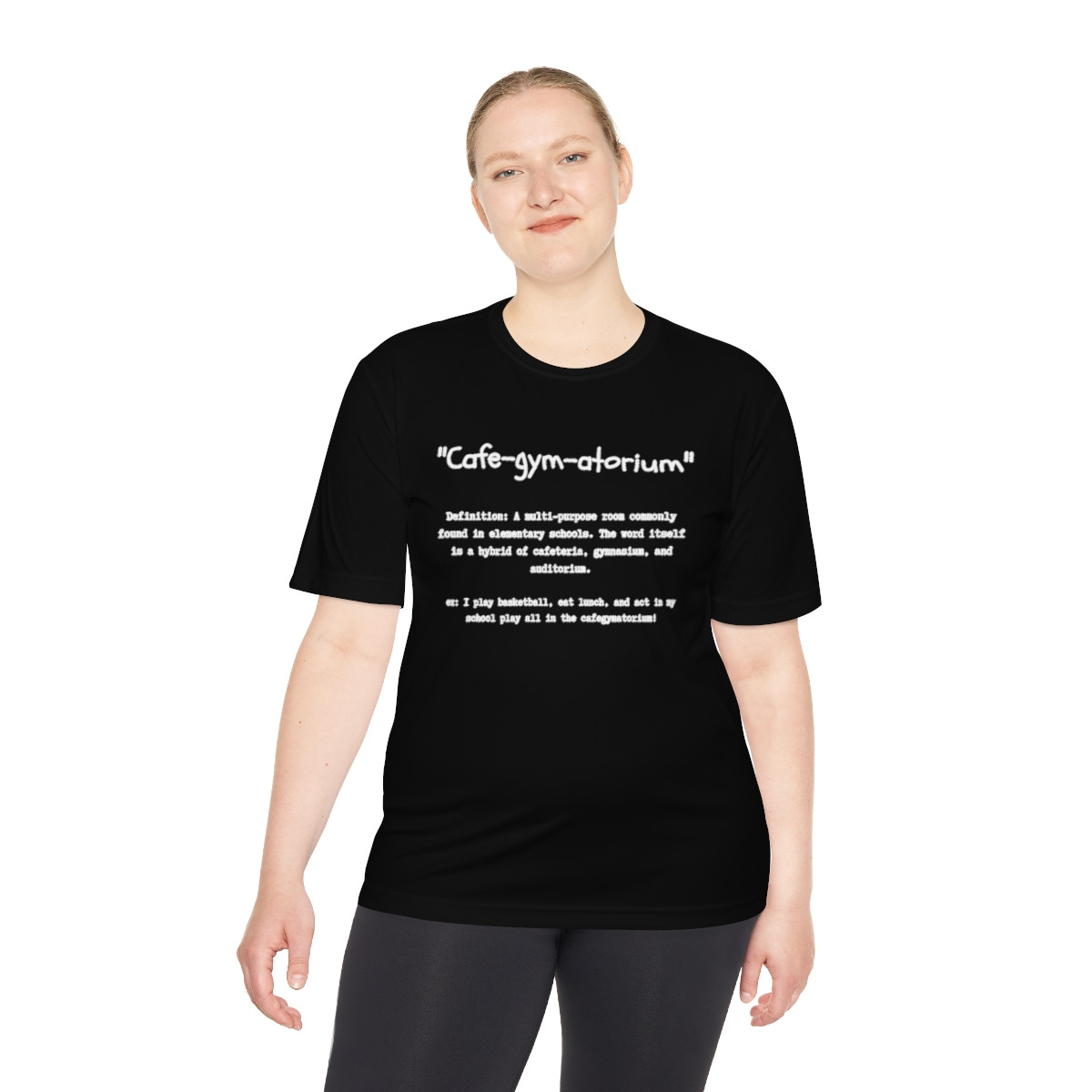 Cafegymatorium Unisex Moisture-Wicking Tee