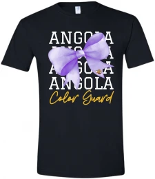 Color Guard Purple Bow T-shirt