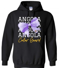 Color Guard Purple Bow Hooded Sweatshirt