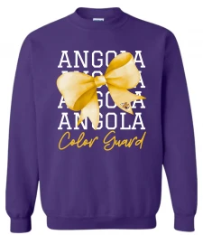 Color Guard Gold Bow Crewneck Sweatshirt