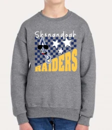 Checks and Stars Raiders Crewneck Sweatshirt