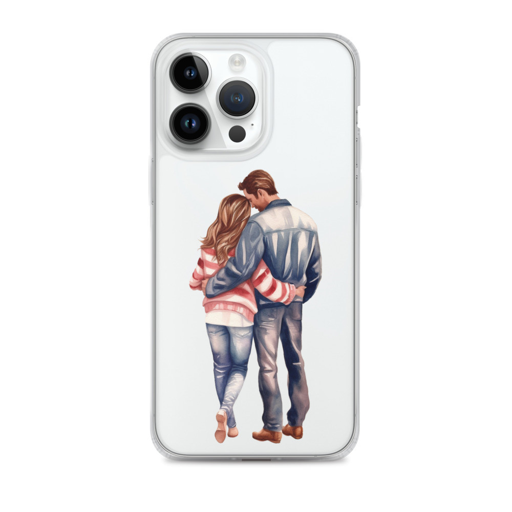 Soulmate Couples Clear Case for iPhone®