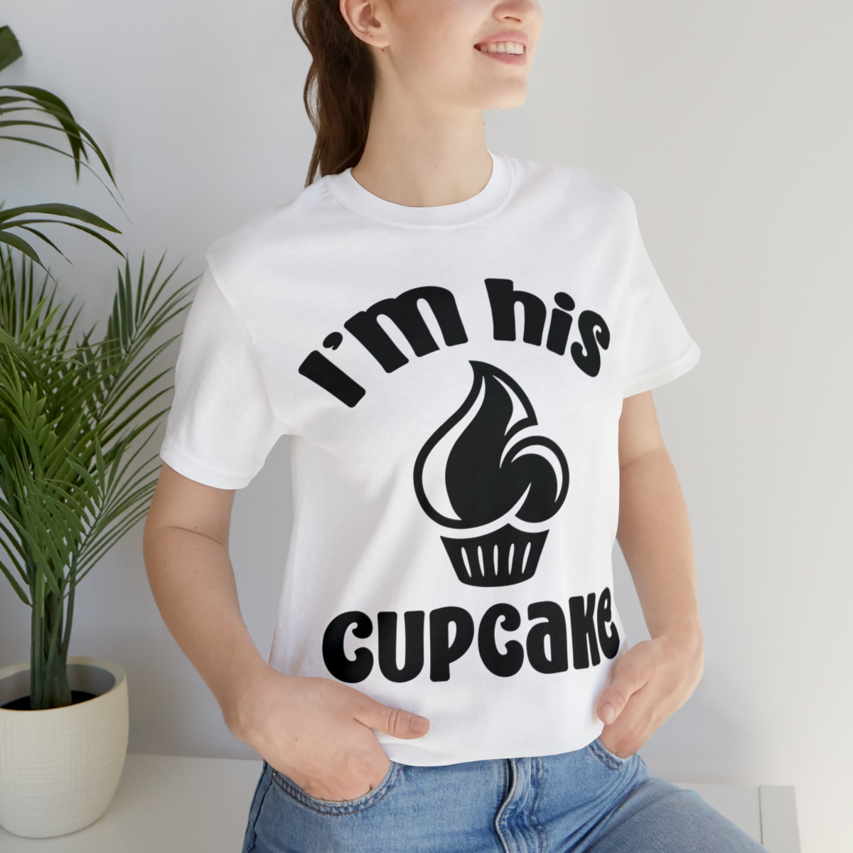 I'm His Cupcake Unisex Jersey Short Sleeve Tee