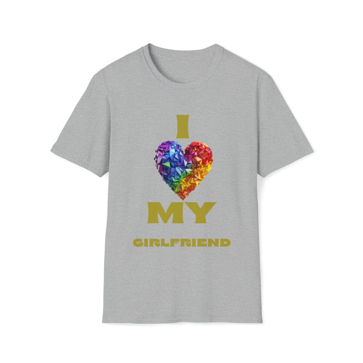 I Love My Girlfriend Unisex Softstyle T-Shirt