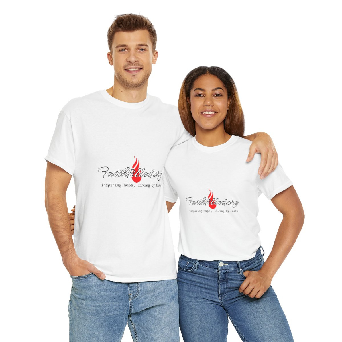 Faithfilled.org - Unisex Heavy Cotton Tee