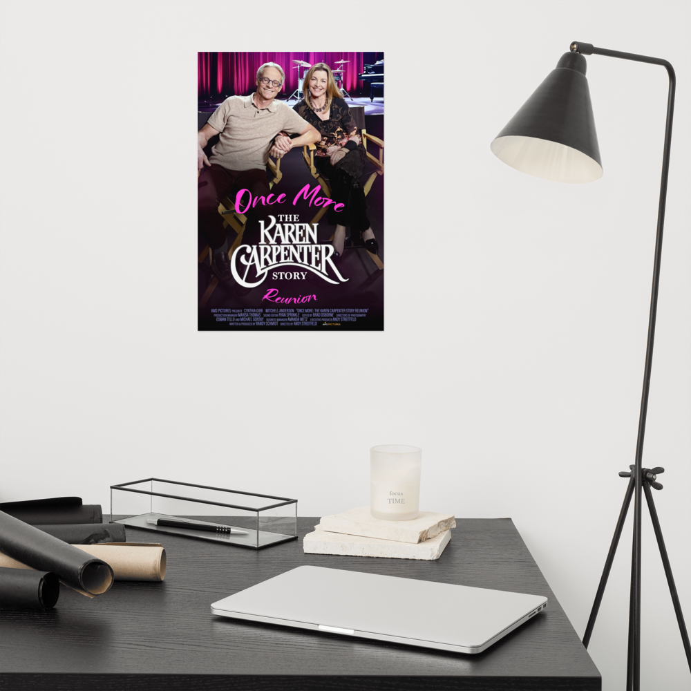 Once More: The Karen Carpenter Story Reunion Poster ft. Cynthia Gibb and Mitchell Anderson