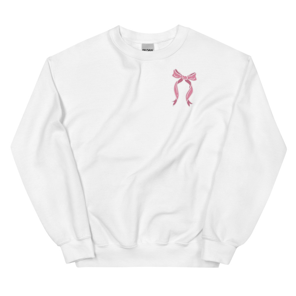 "Type-one-derful" Bows Sweatshirt