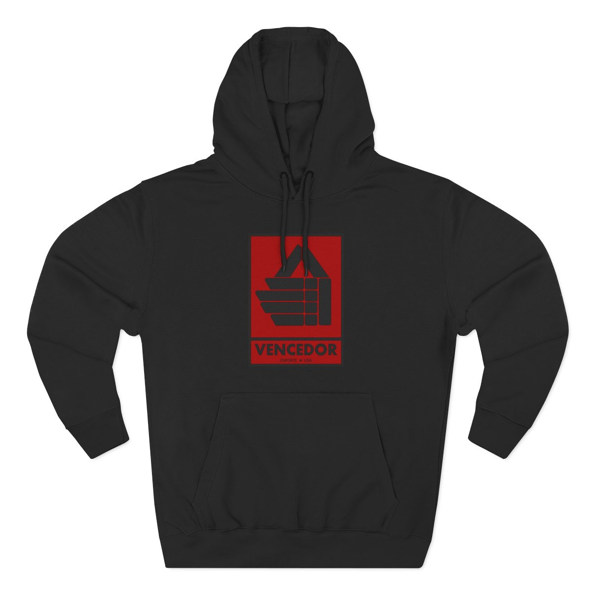 VENCEDOR "Blood-Level" Brand Fleece Hoodie - Athletic Excellence and Dedication Inspirational Design