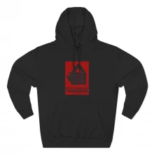VENCEDOR "Blood-Level" Brand Fleece Hoodie - Athletic Excellence and Dedication Inspirational Design