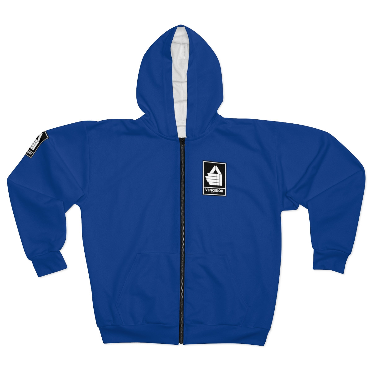 VENCEDOR “Ghost-Level" Brand Unisex Zip Hoodie.