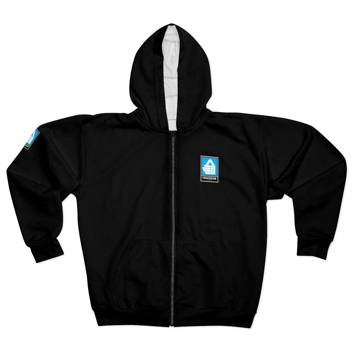 VENCEDOR "Alpha-Class" Brand Zip Hoodie - Elite Athlete.