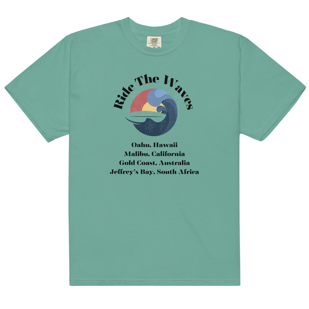 Ride The Wave Unisex heavyweight t-shirt