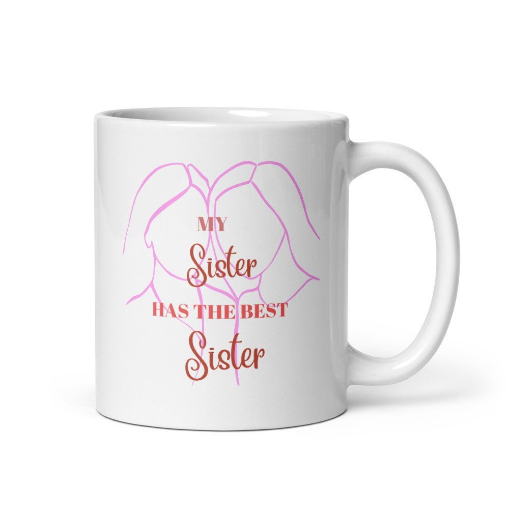 Best Sister - White Glossy Mug