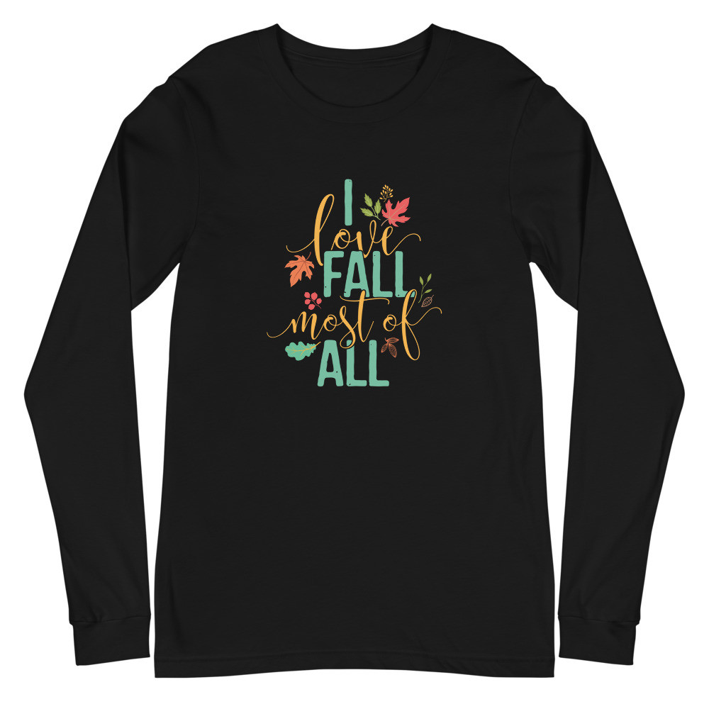 I Love Fall - Unisex Long Sleeve Tee
