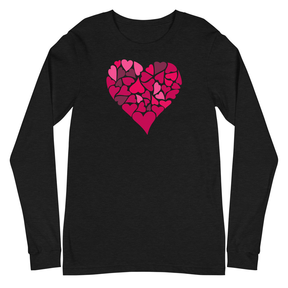 Hearts in Heart - Unisex Long Sleeve Tee