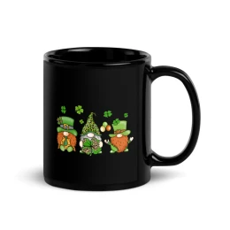 Gnomes Green - Black Glossy Mug