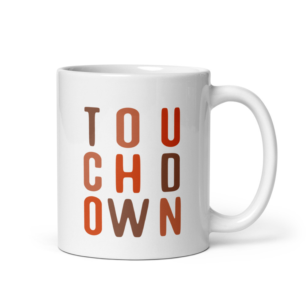 Touchdown - White Glossy Mug