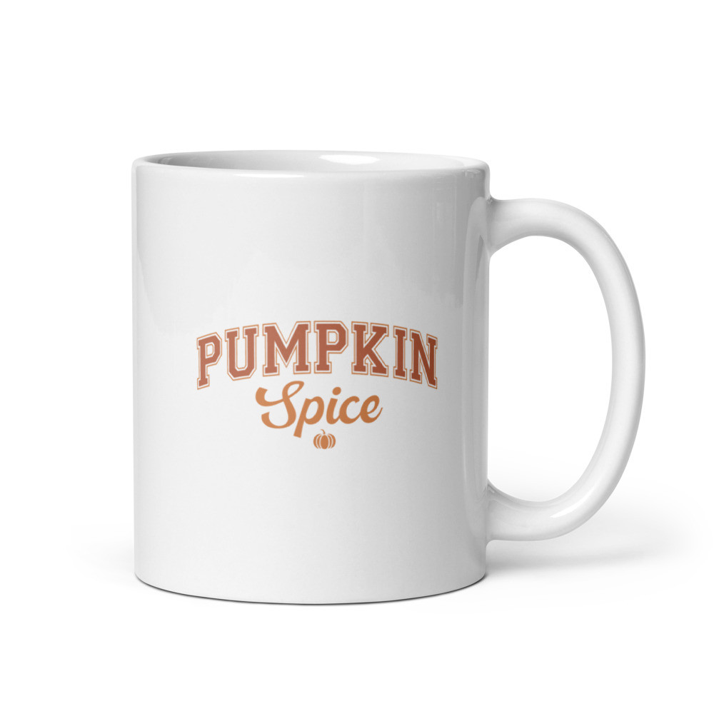 Pumpkin Spice - White Glossy Mug