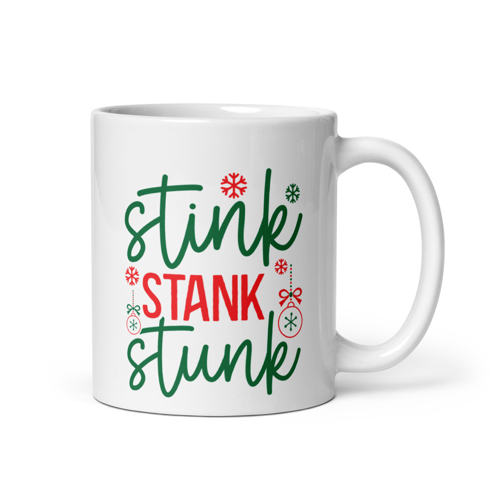 1 Stink White Glossy Mug