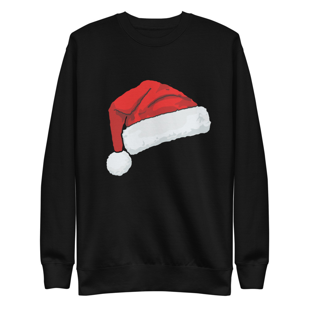 Santa Hat Unisex Premium Sweatshirt