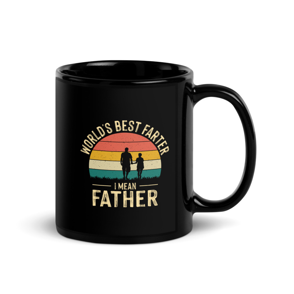 Farter Black Glossy Mug