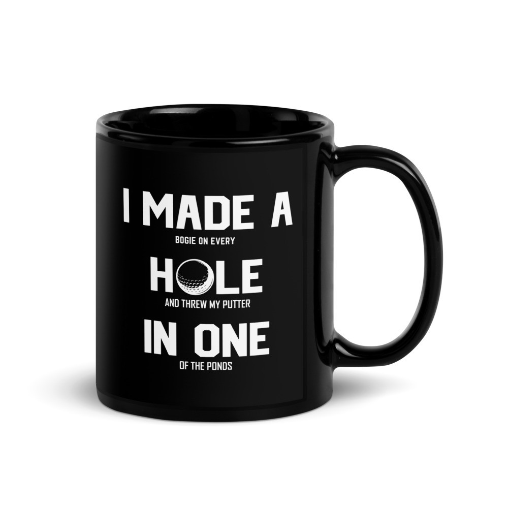 Brag Black Glossy Mug