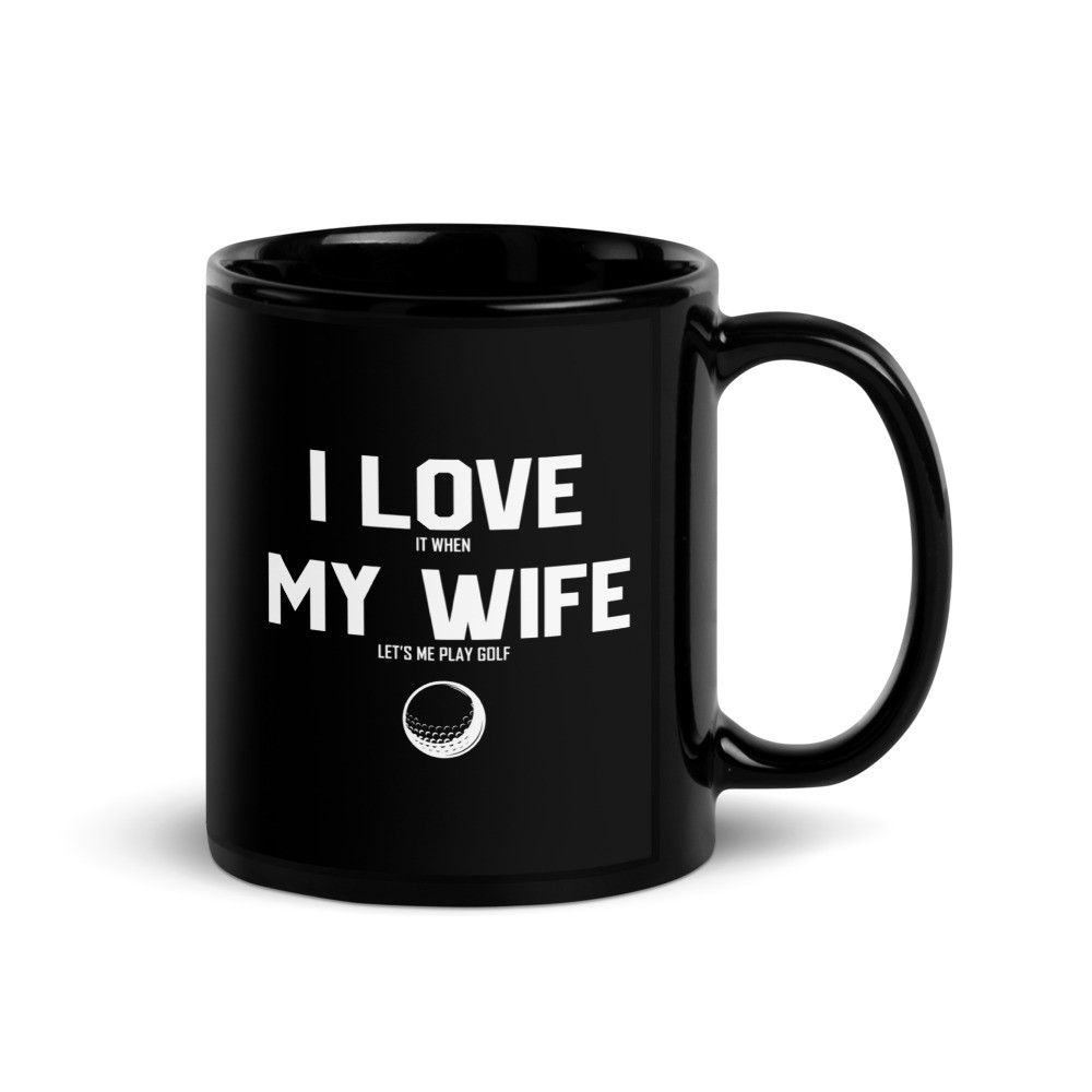 Permission Black Glossy Mug