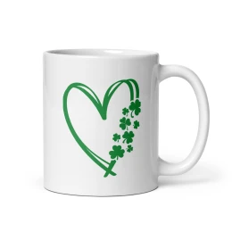 Irish Heart - White Glossy Mug