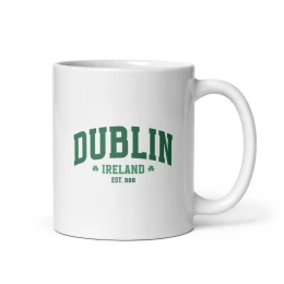 Dublin - White Glossy Mug