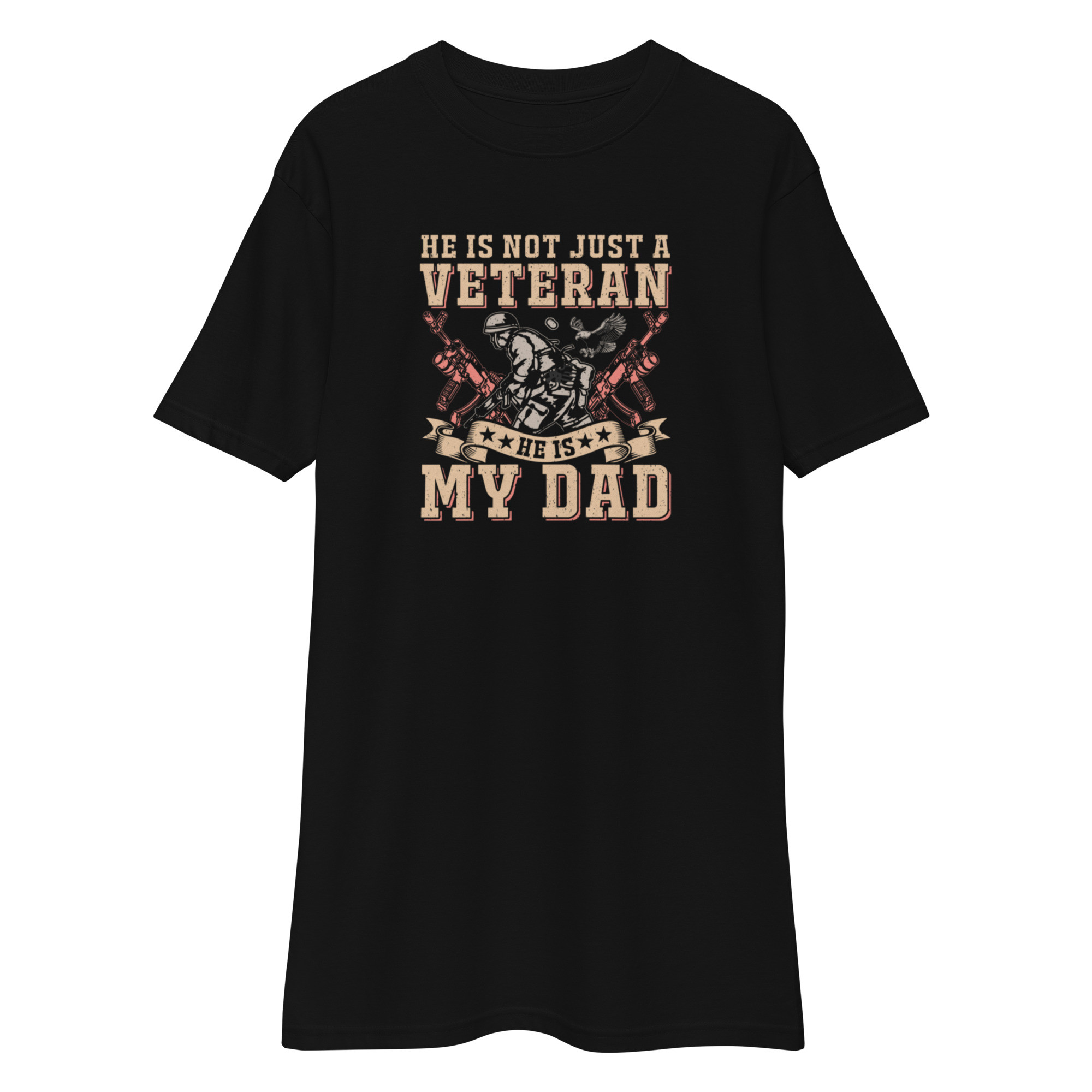 Veteran Dad - Men’s Premium Heavyweight Tee