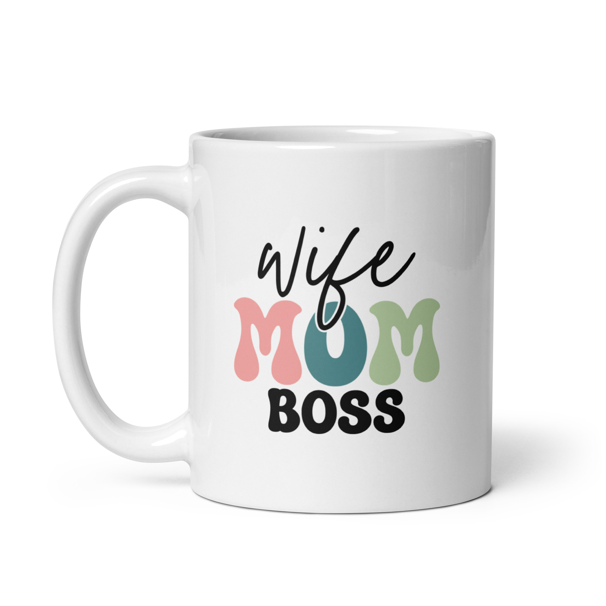 Wife Boss White Glossy Mug
