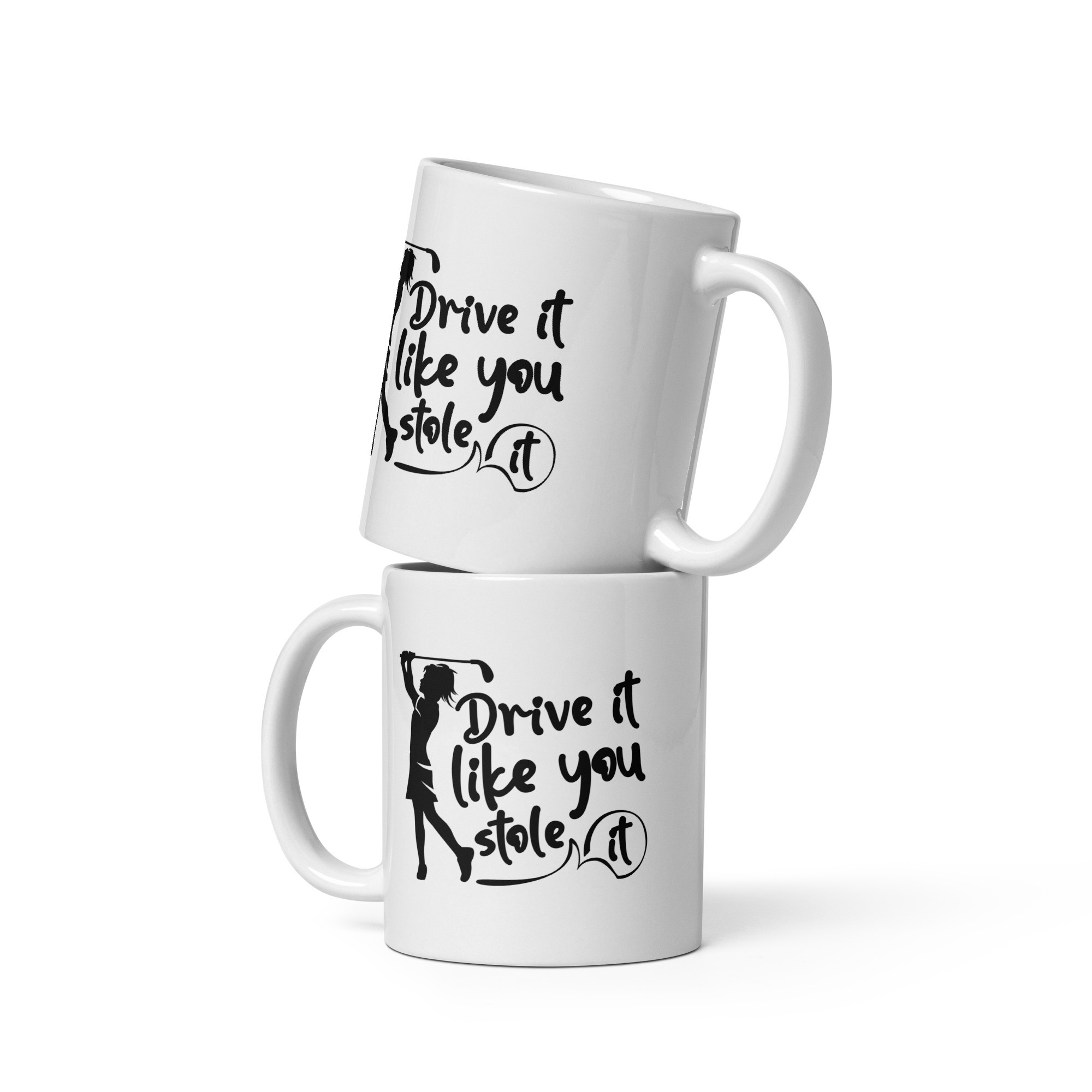 Drive It White Glossy Mug