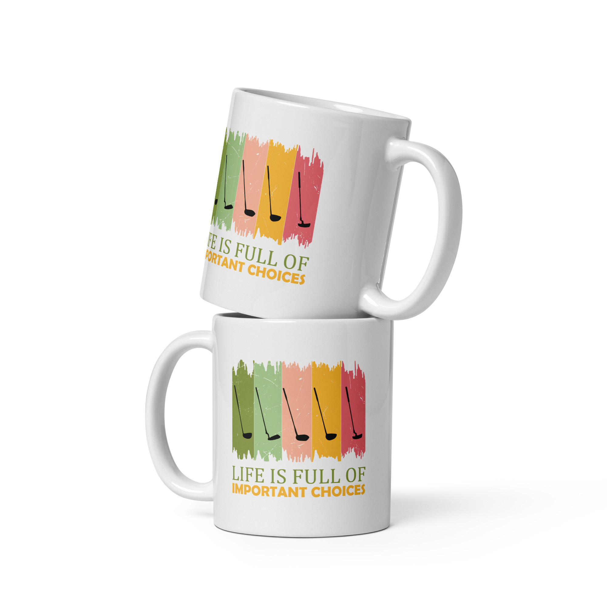 Choices White Glossy Mug