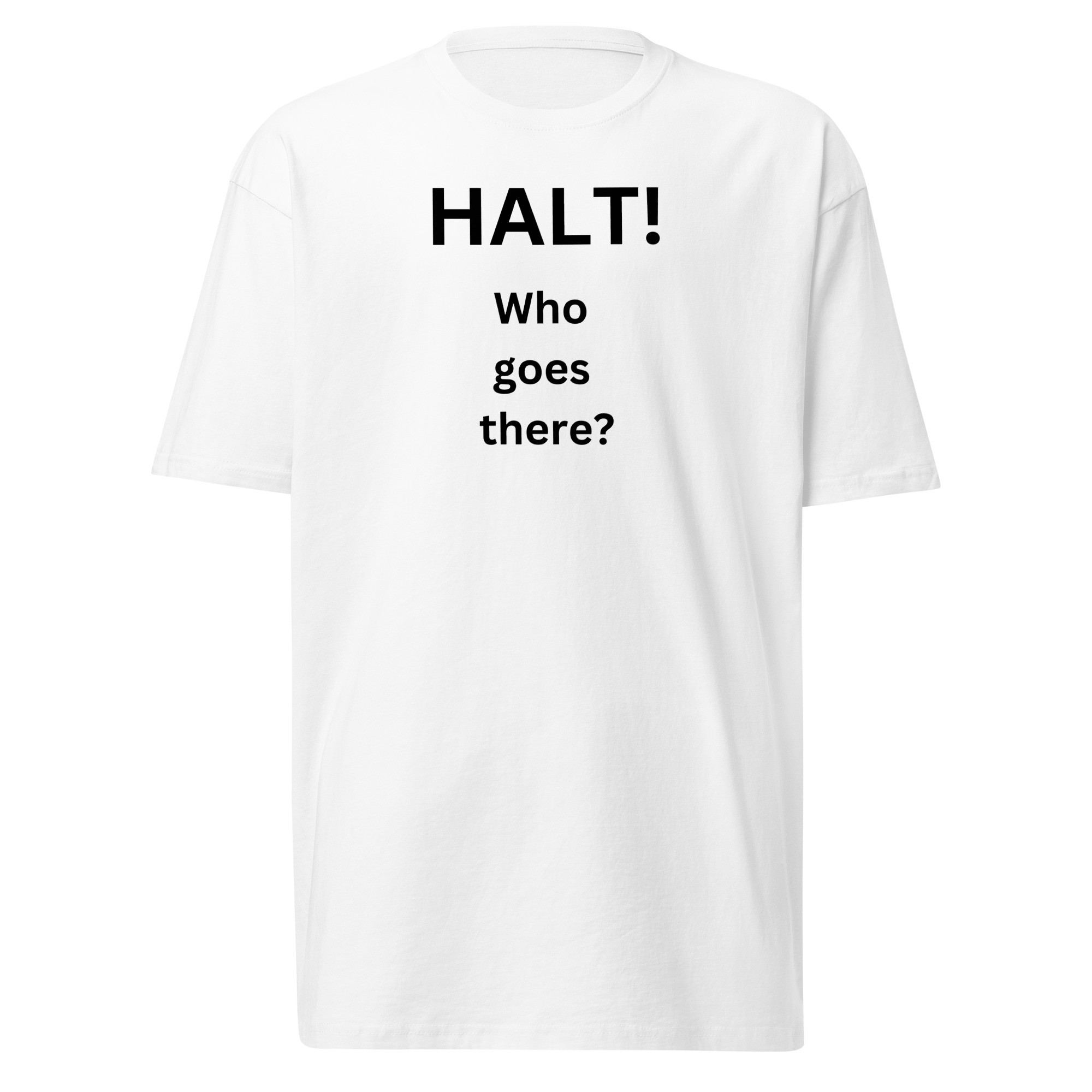 Halt Men’s Premium Heavyweight Tee